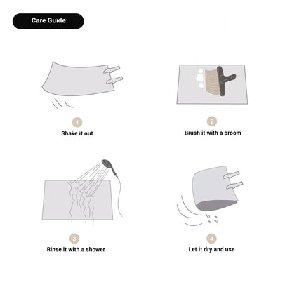 Antypoślizgowa mata łazienkowa chłonna skandynawska